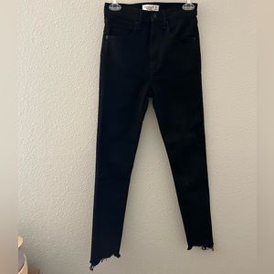 Brand new Abercrombie raw hem jeans
